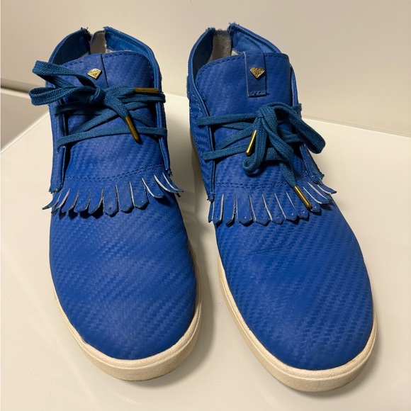Diamond Supply Co. Other - Diamond Supply Co. Jasper Royal Carbon Men's Fringe Lace-Up Sneakers